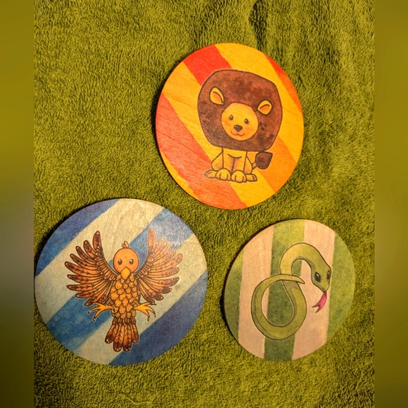 Harry Potter themed coasters! - Picture 1 of 1